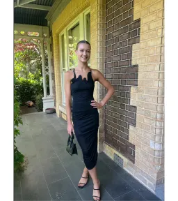 Christopher Esber Venus Cami Dress Black Size AU 6 for rent on The Volte - image 5