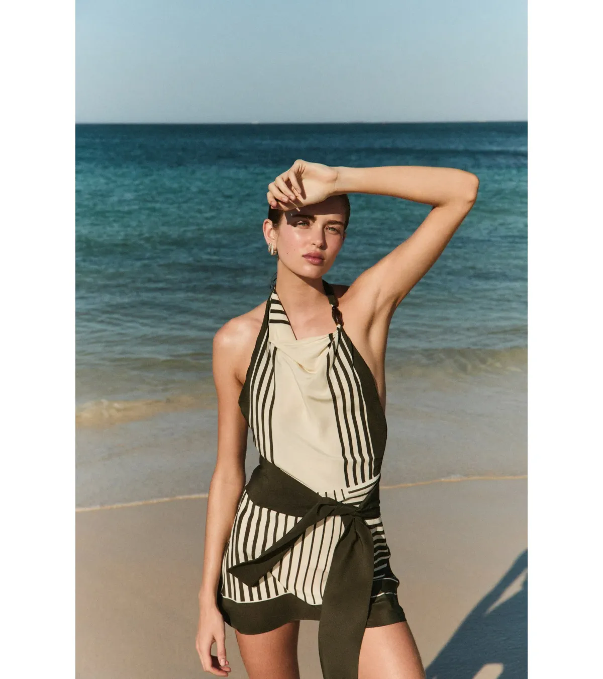 Sir the Label Leilana Mini Dress Garden Stripe Size 1 / AU 8 - Image 1