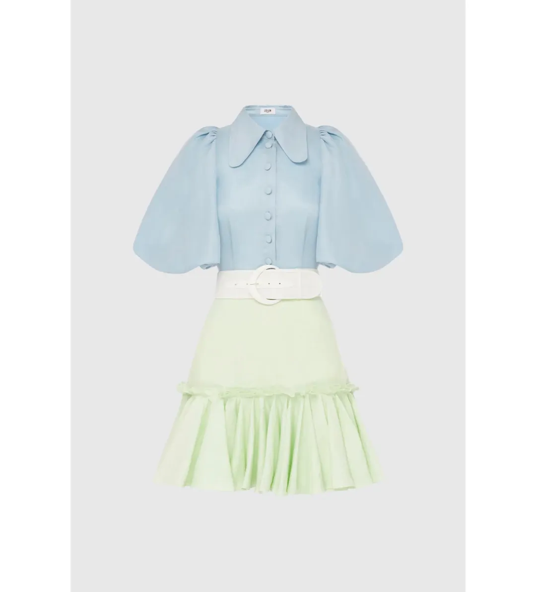 Leo Lin Cambridge Mini Dress Air Size 6 for rent on The Volte - main image