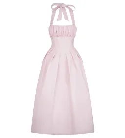Meshki Candy Halter Midi Dress Ballet Pink AU 8 for rent on The Volte - image 4