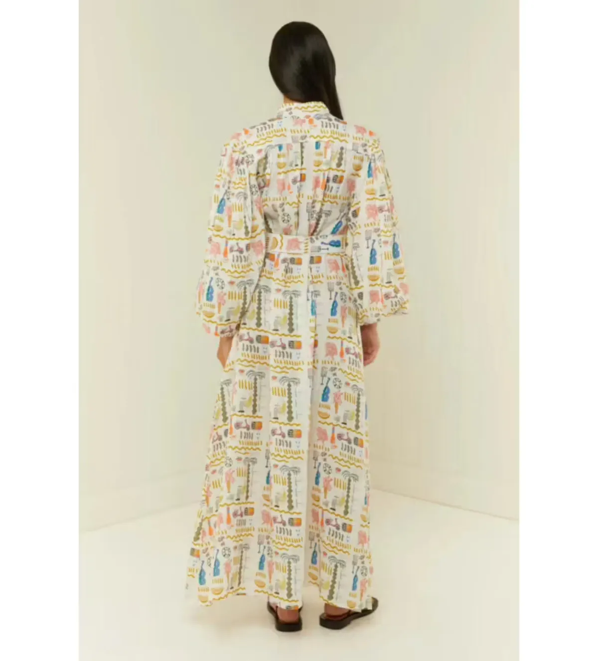 Palm Noosa Noddy Dress in Verano White AU 8 - Image 2