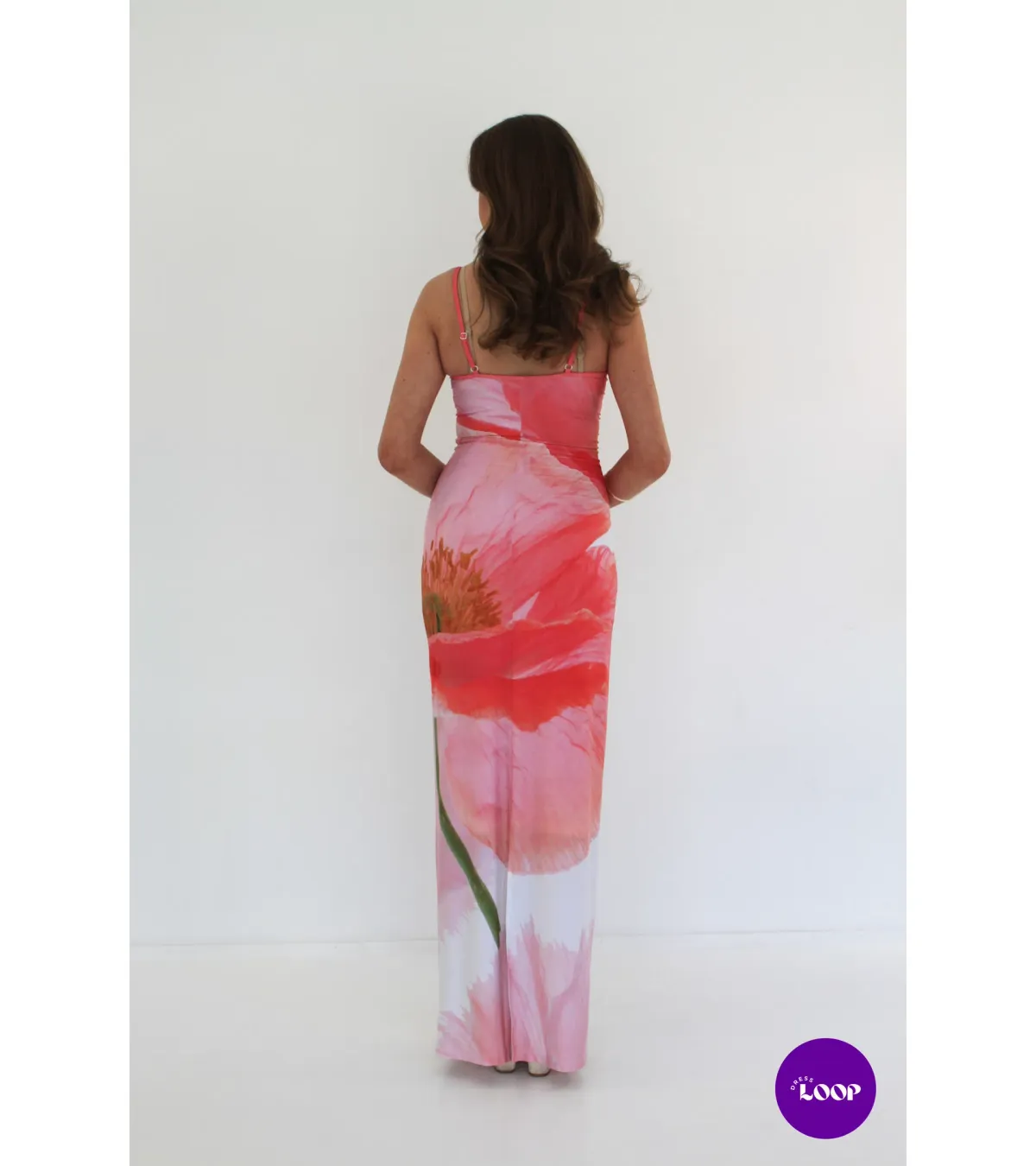 With Harper Lu Safari Slip Maxi Dress Floral Size XS/AU 6 - Image 4