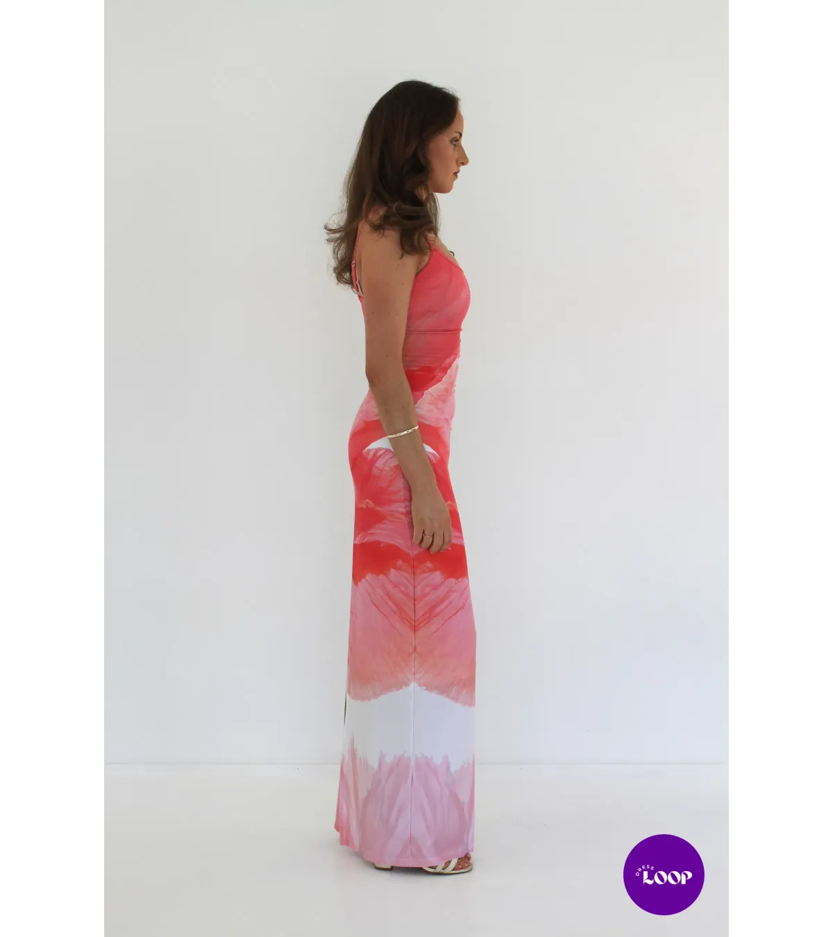 With Harper Lu Safari Slip Maxi Dress Floral Size XS/AU 6 - Image 3