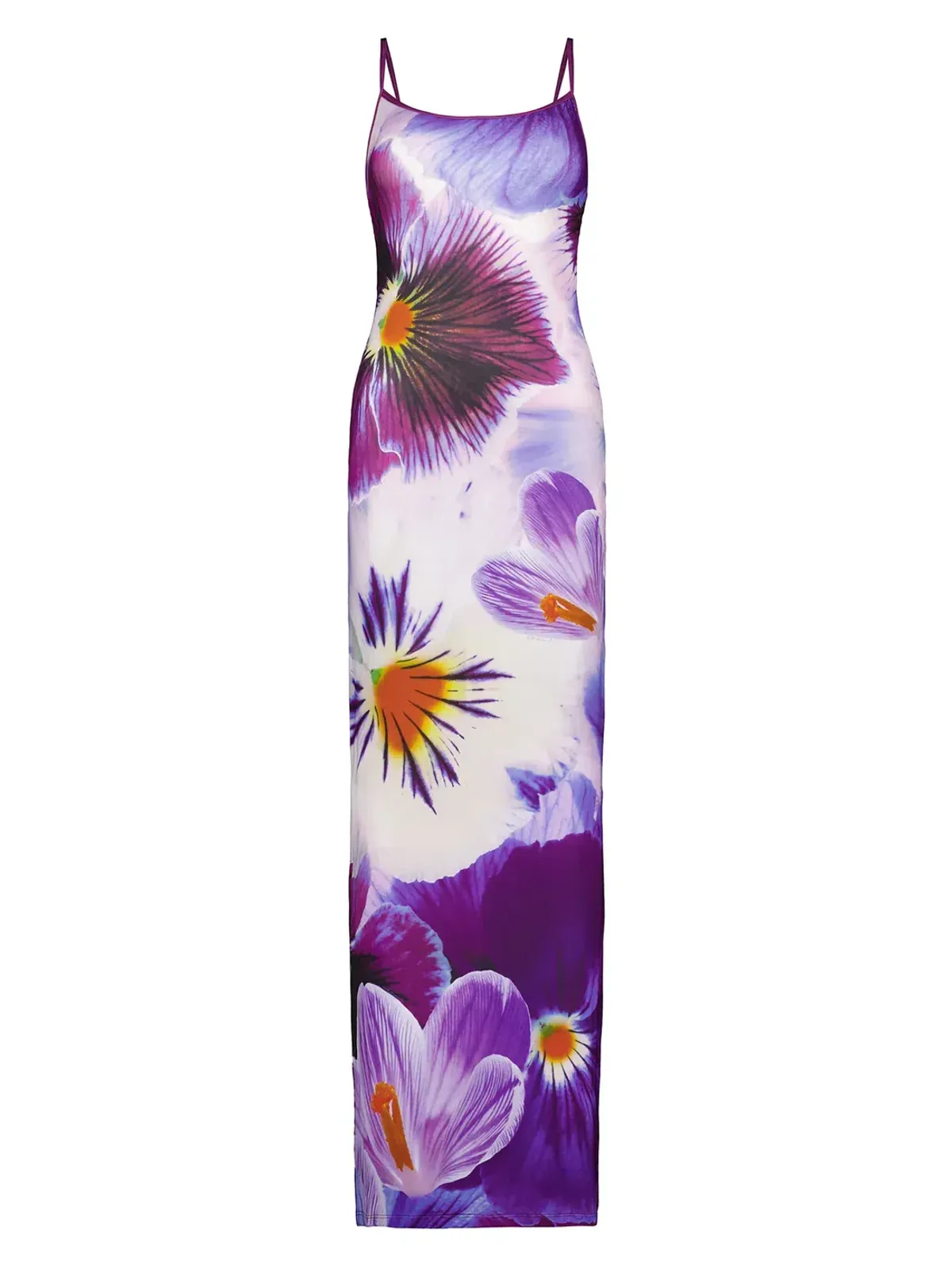 With Harper Lu Blossom Slip Maxi Dress Indigo Floral Size S/AU 8 - Image 4