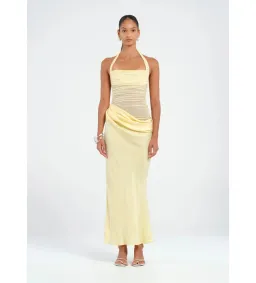 BENNI Gina Maxi Dress Butter Size 8 for rent on The Volte - image 1
