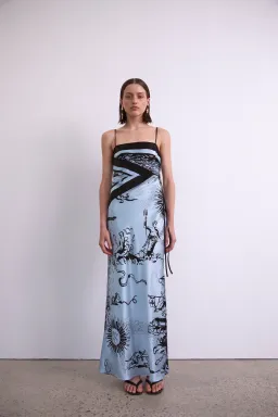 Sir Dreamwood Scarf Midi Dress Size2/AU10 for rent on The Volte - image 1