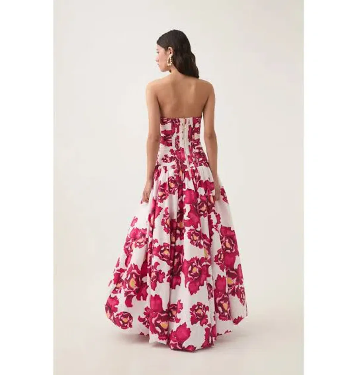 AJE Behold Maxi Dress Red Floral Size AU 16 - Image 5