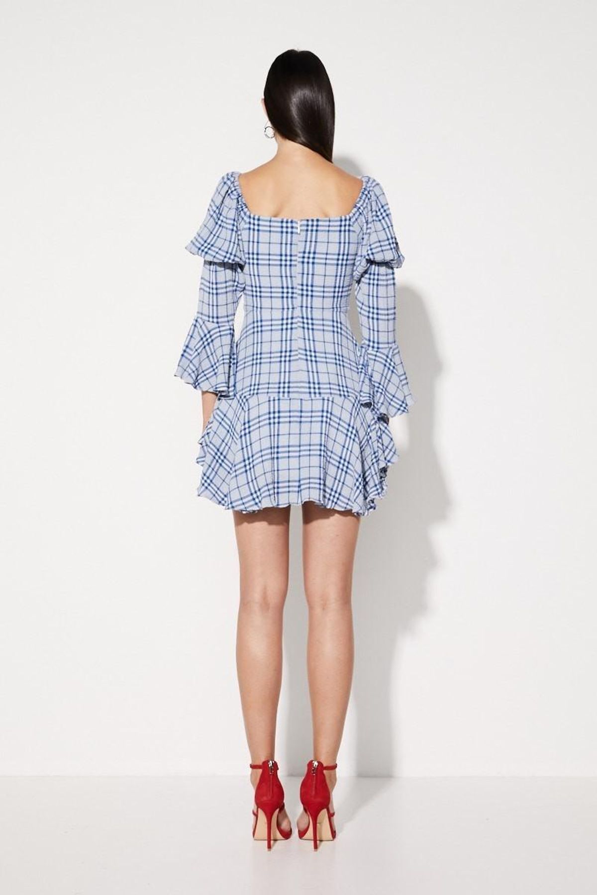 Mossman Crossing Paths Blue Dress 8 - Image 2