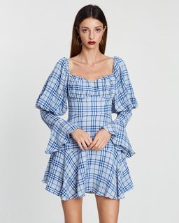 Mossman Crossing Paths Blue Dress 8 for rent on The Volte - image 1