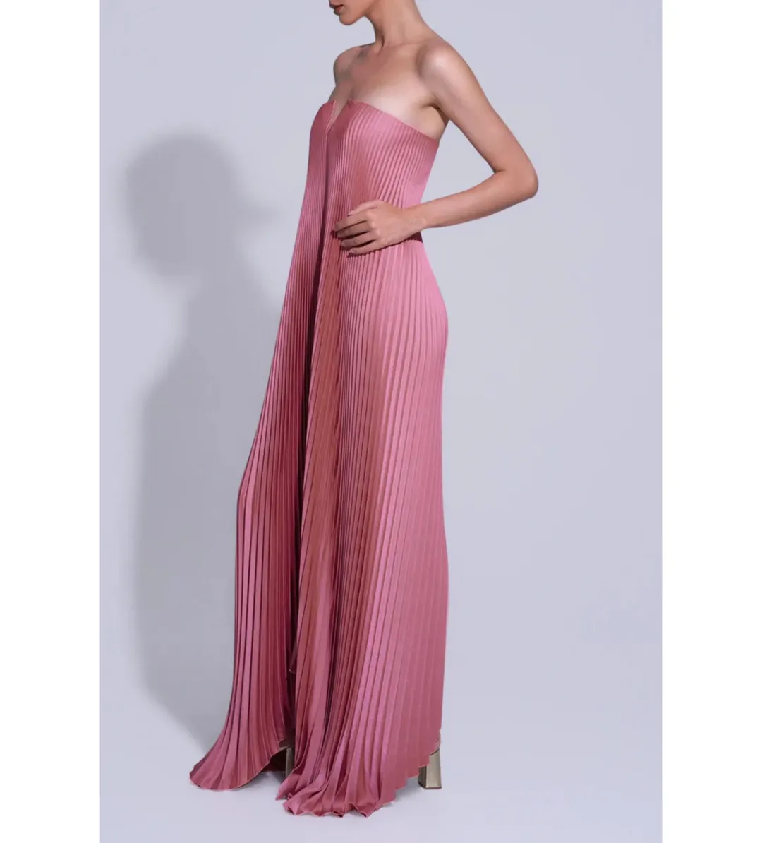 L'Idee Black Tie Gown Dusty Rose Size AU 10 for rent on The Volte - main image