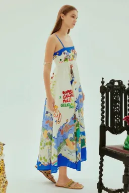 ALÉMAIS Nadia Sundress Multi Size AU 12 for rent on The Volte - image 4