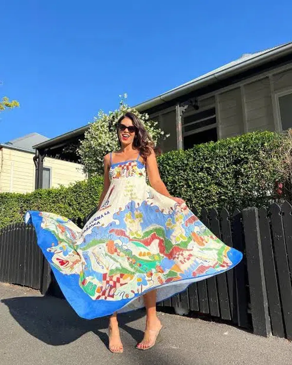 ALÉMAIS Nadia Sundress Multi Size AU 12 - Image 1