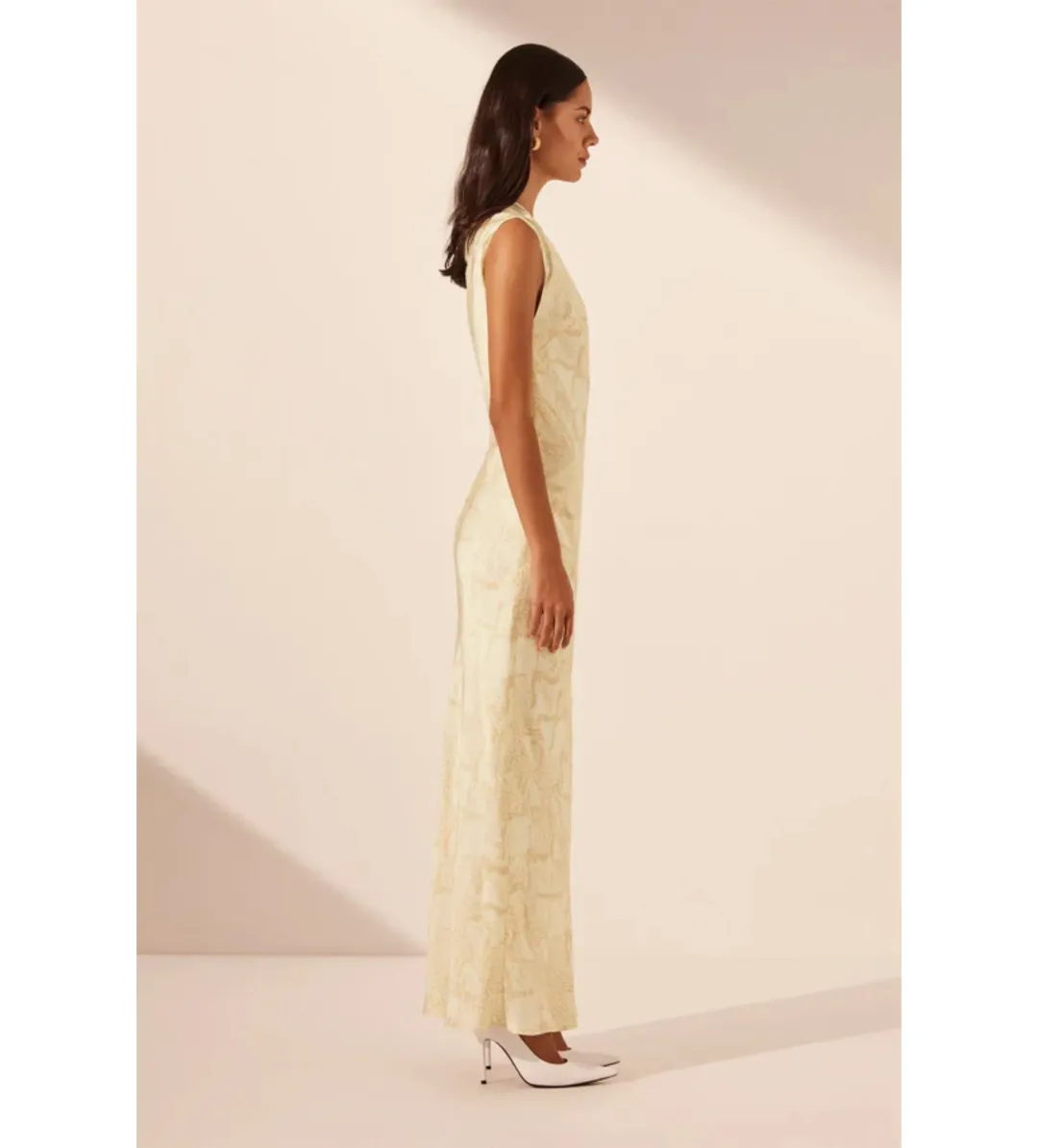 Shona Joy Medina Side Split Maxi Dress Medina Size 8 for rent on The Volte - main image