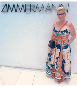 Zimmermann Alight Picnic Dress in Nautical Map Size 4 / AU 16 for rent on The Volte - image 4