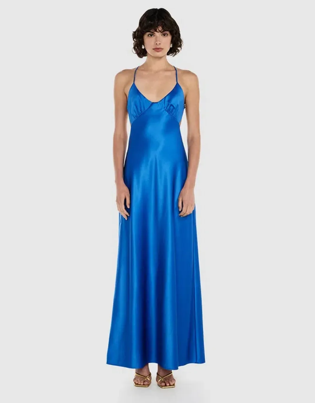 Manning Cartell Saturation Point Slip Dress Blue Size 10 for rent on The Volte - main image