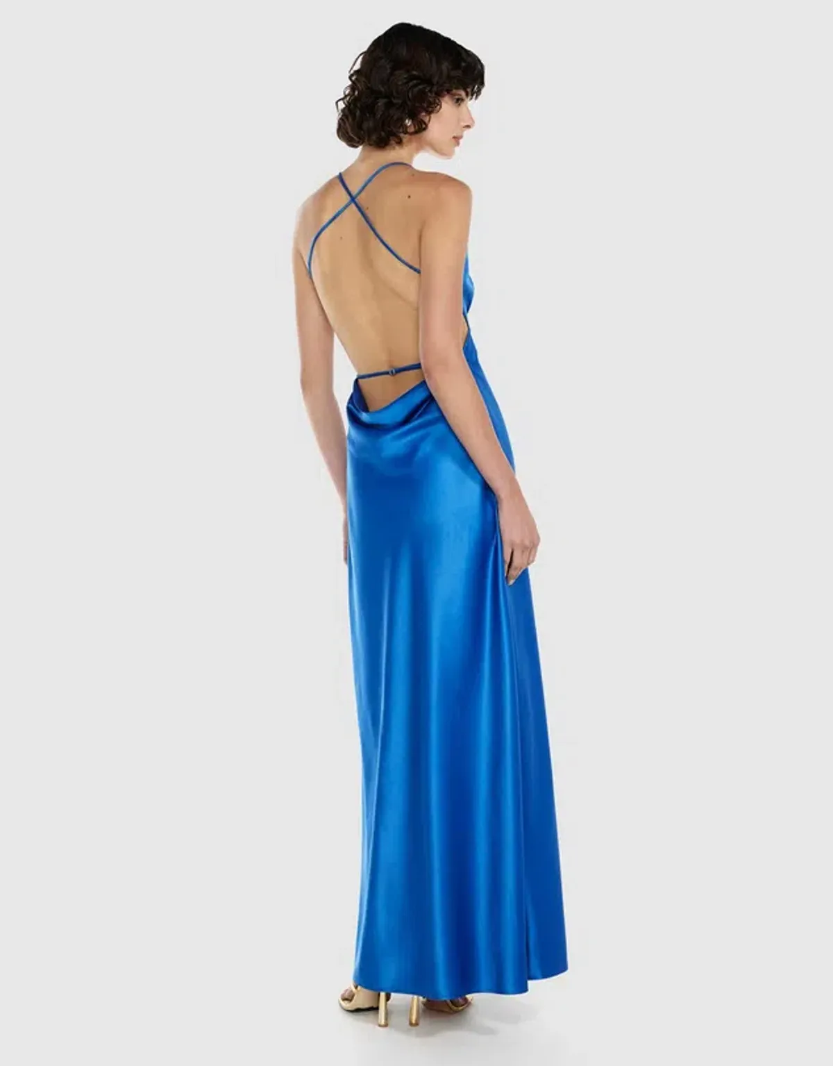 Manning Cartell Saturation Point Slip Dress Blue Size 10 - Image 4