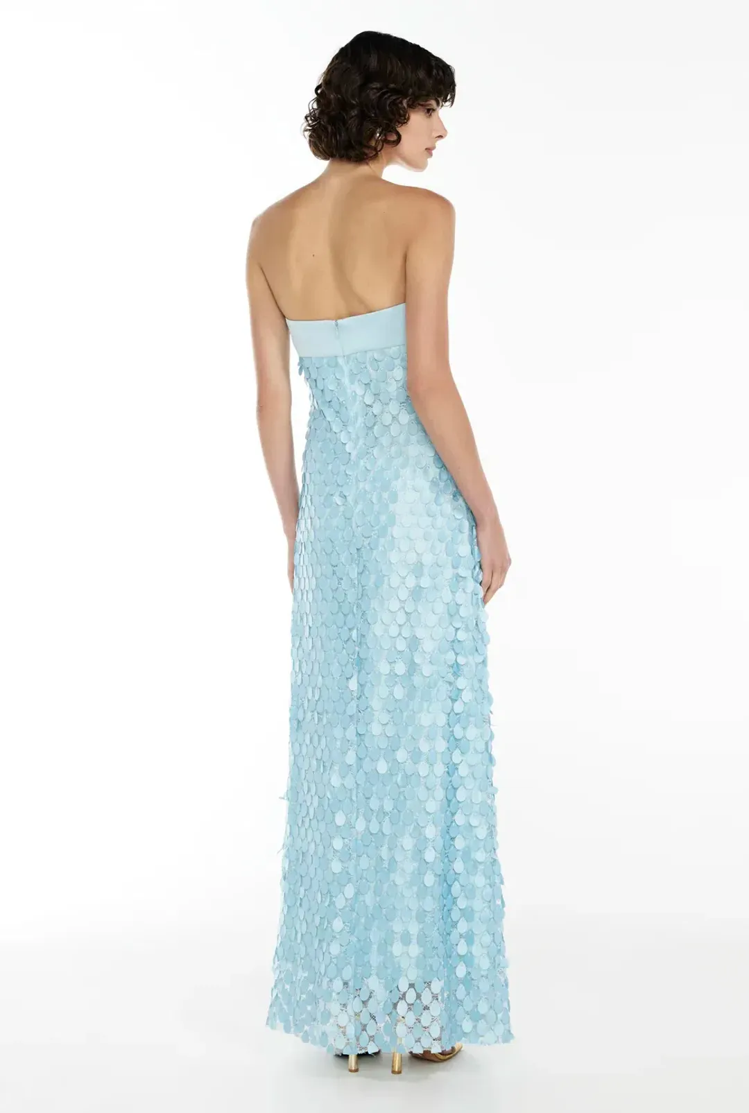 Manning Cartell Supreme Extreme Balconette Maxi Dress Aqua Spritz Size 10 for rent on The Volte - main image