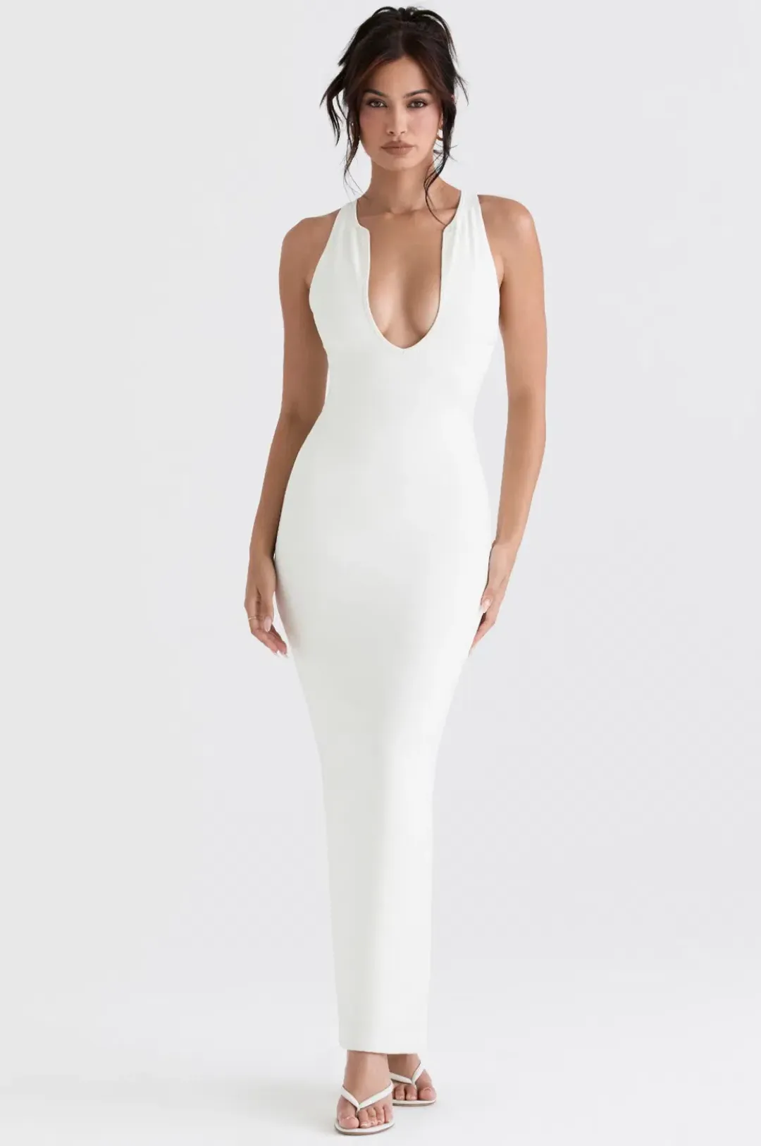House of CB Eleanora Ivory Maxi Dress Size S for rent on The Volte - main image