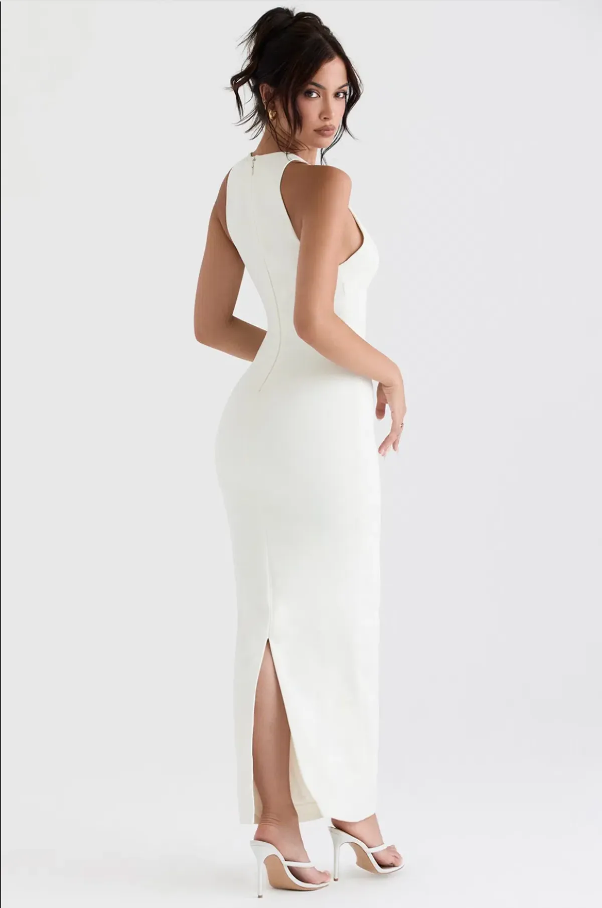House of CB Eleanora Ivory Maxi Dress Size S - Image 3