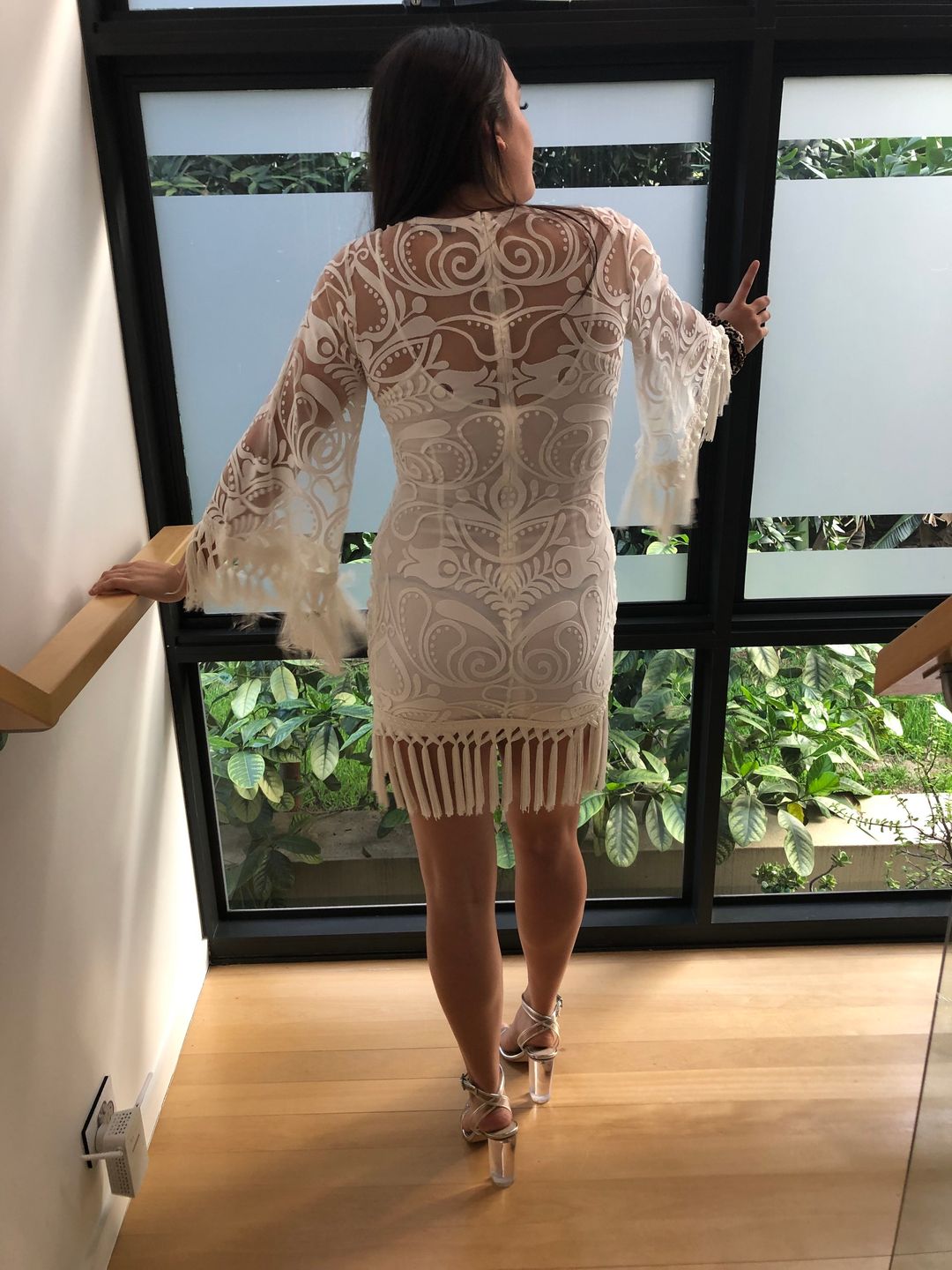 Alice McCall White Rhiannon Mini Dress White Size 8 for rent on The Volte - main image