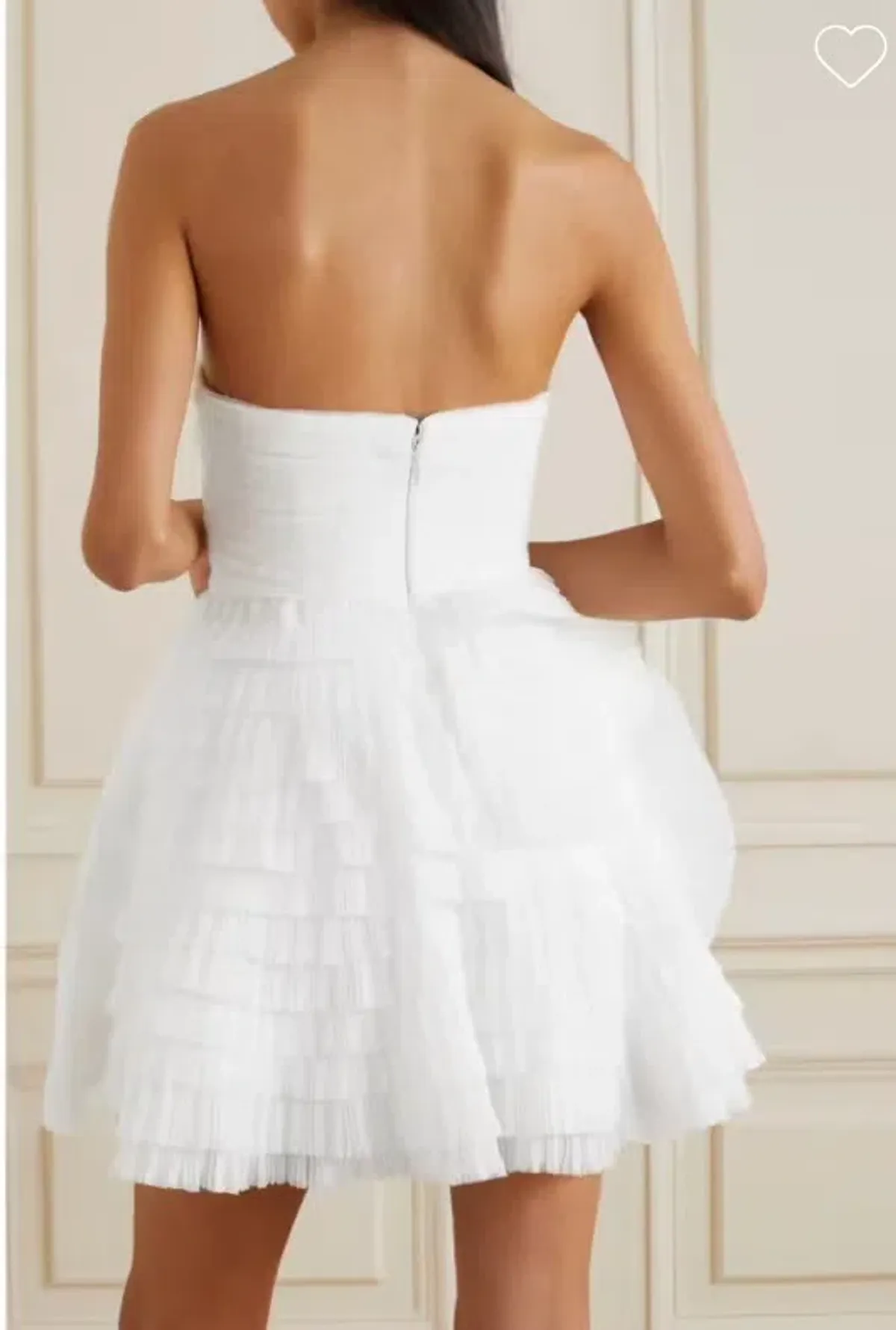 Aje Expressive Pleated Mini Dress White Size 14 - Image 3