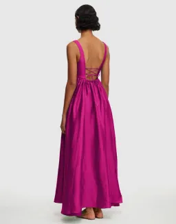 Acler Sandgate Maxi Dress in Plum Size 10 for rent on The Volte - image 3