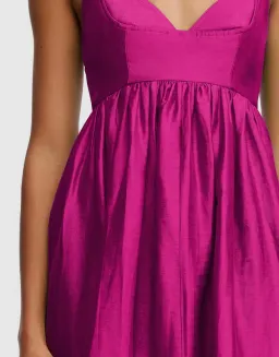 Acler Sandgate Maxi Dress in Plum Size 14 for rent on The Volte - image 4
