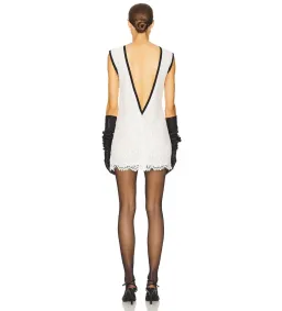 Helsa The Lace Mini Dress White Size S / AU 8 for rent on The Volte - image 6