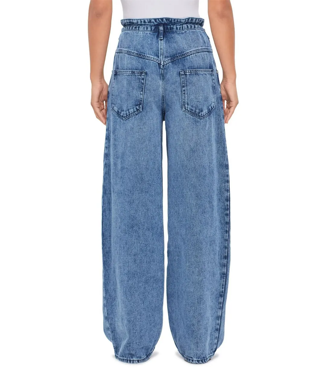 Isabel Marant Jordy Relaxed Denim Jean Blue Size 40 FR / AU 12 for rent on The Volte - main image