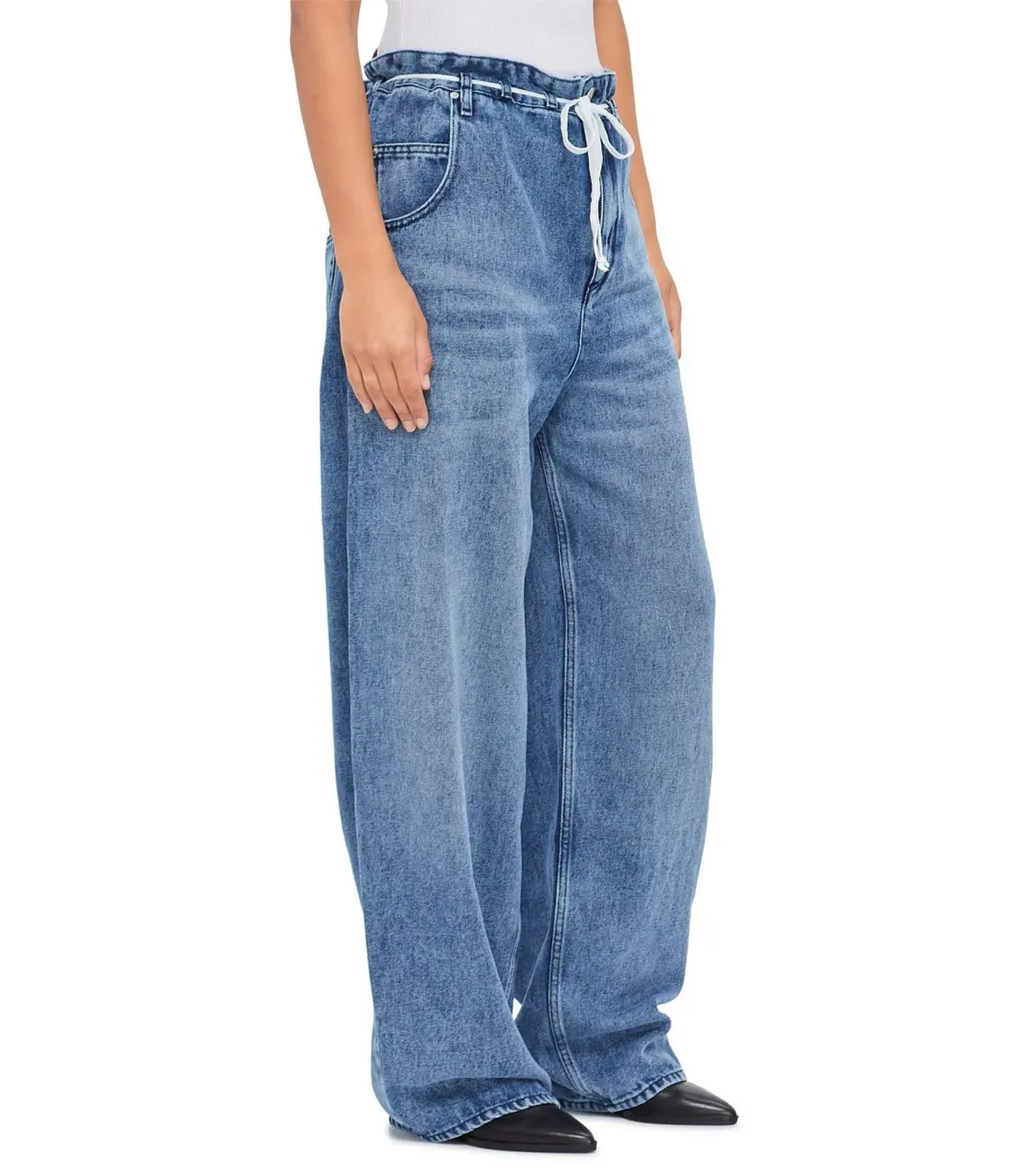 Isabel Marant Jordy Relaxed Denim Jean Blue Size 40 FR / AU 12 for rent on The Volte - main image