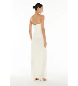 Manning Cartell Double Time Pleat Strapless Maxi Dress in White Size AU 6 for rent on The Volte - image 4