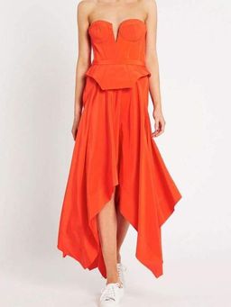Hypotic State Dress Orange Size 10 for rent on The Volte - image 2