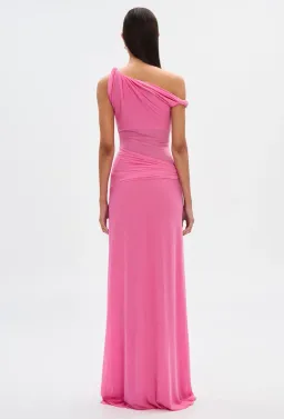 Misha Sisal Maxi Dress Pink Size 10 for rent on The Volte - image 3