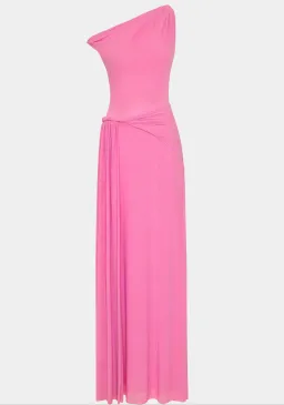 Misha Sisal Maxi Dress Pink Size 10 for rent on The Volte - image 4