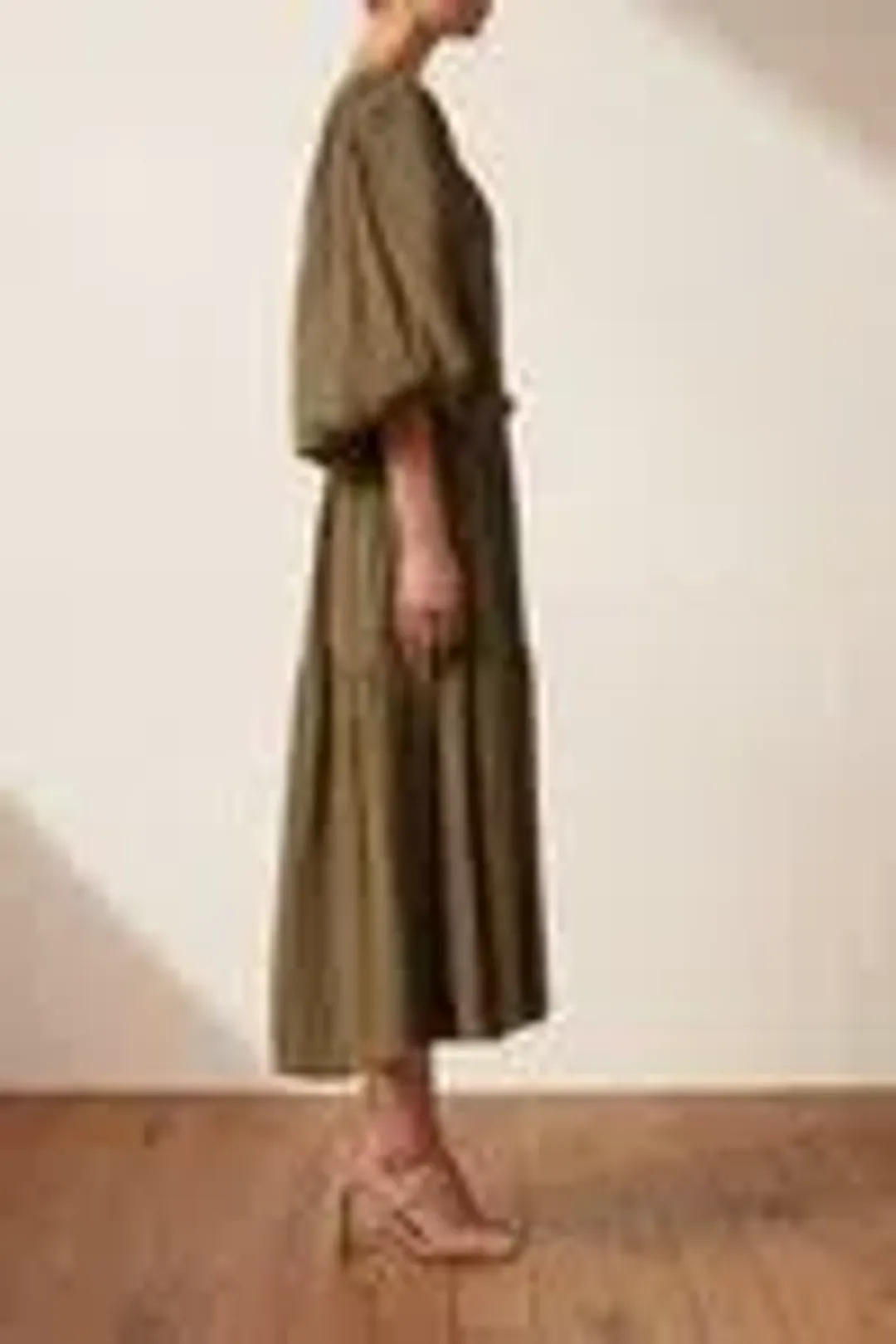 Shona Joy Mila Square Neck Midi Dress Size 6 for rent on The Volte - main image