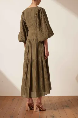 Shona Joy Mila Square Neck Midi Dress Size 6 for rent on The Volte - image 4