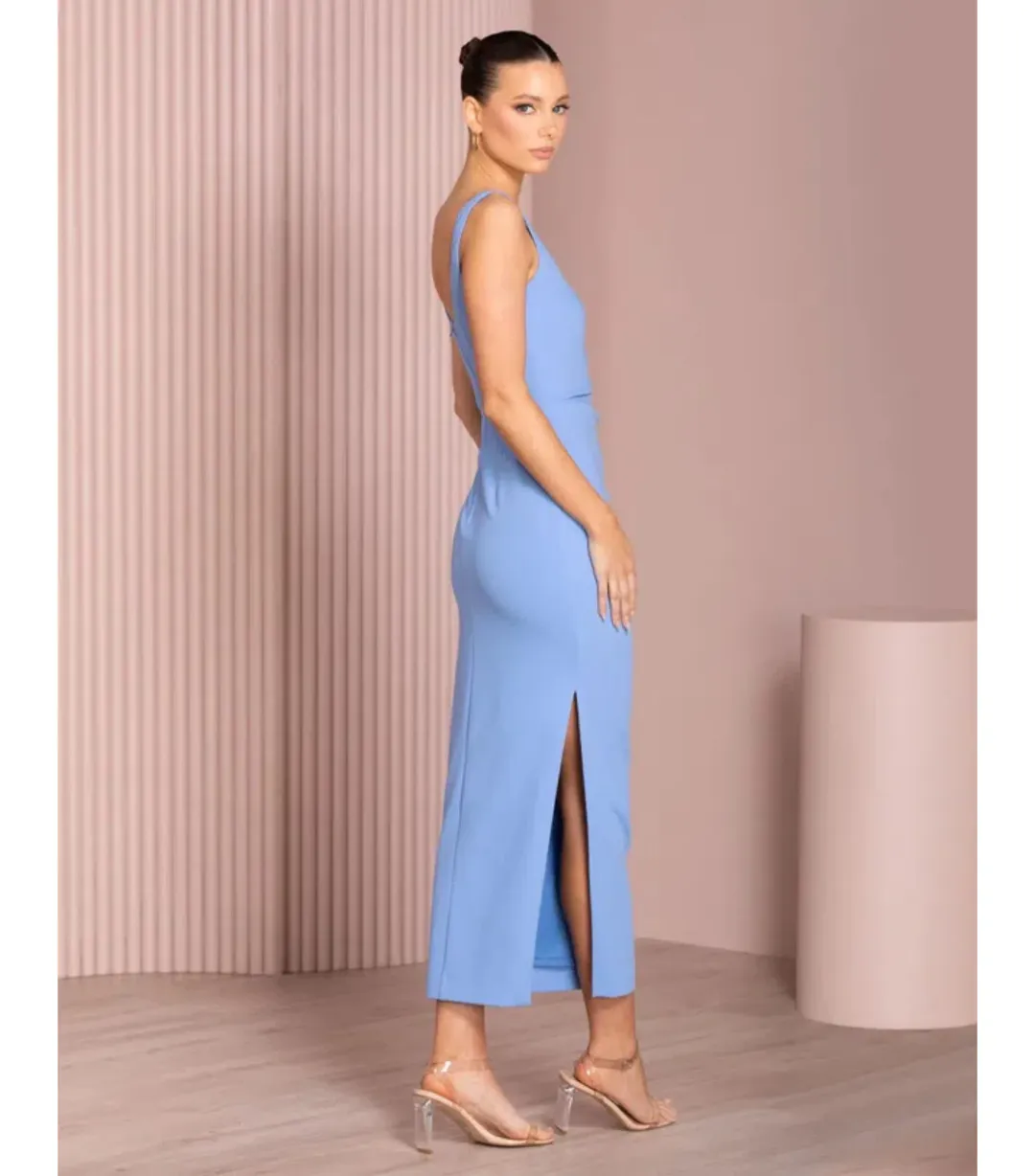 Azzurielle Aeris Dress in Blue Size AU 14 for rent on The Volte - main image