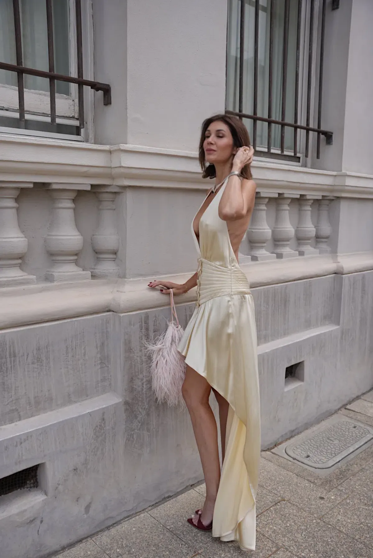 Orseund Iris Gown Cream Size AU 6 - Image 1