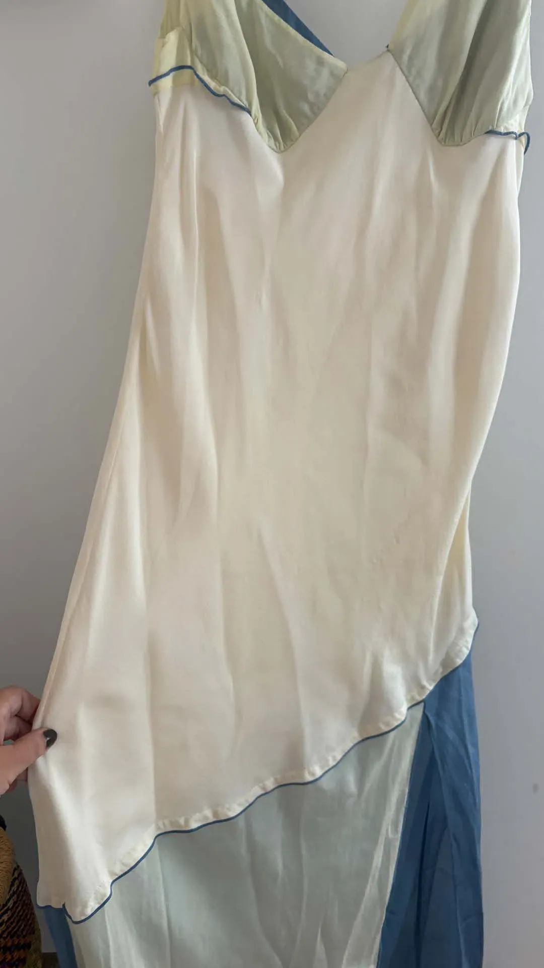 Sir The Label Thames Splice Midi Dress 2 / AU 10 for rent on The Volte - main image