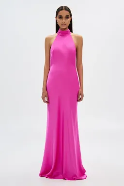 MISHA Evianna Satin Pink Size 12 for rent on The Volte - image 1
