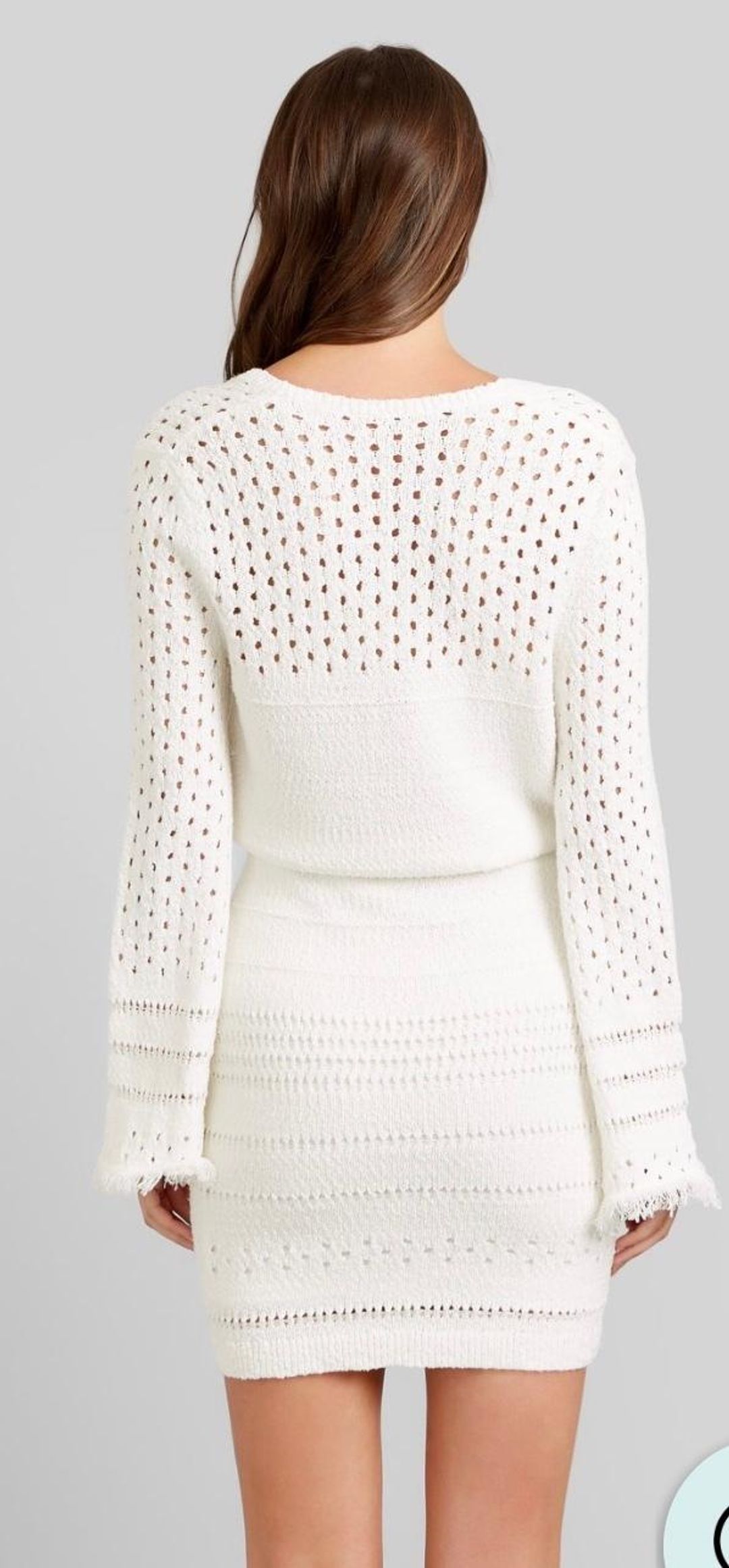 Kookai Arizona Dress White Size 8 for rent on The Volte - main image