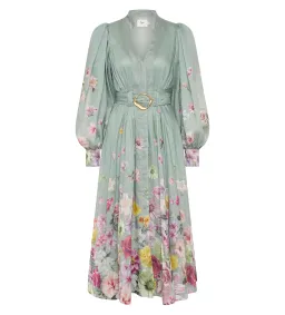Aje Fleur Shirt Dress Mist Collage Floral Size 10 for rent on The Volte - image 4
