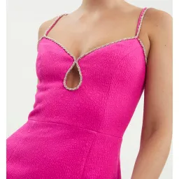 Rebecca Vallance Christina Mini Dress Hot Pink Size AU 12 for rent on The Volte - image 2