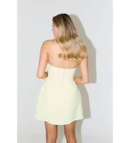 Odd Muse The Ultimate Muse Structured Mini Dress Yellow Size L / AU 12 for rent on The Volte - image 3