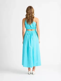 Sheike Isla One Shoulder Maxi Dress Blue Size 12 for rent on The Volte - image 3