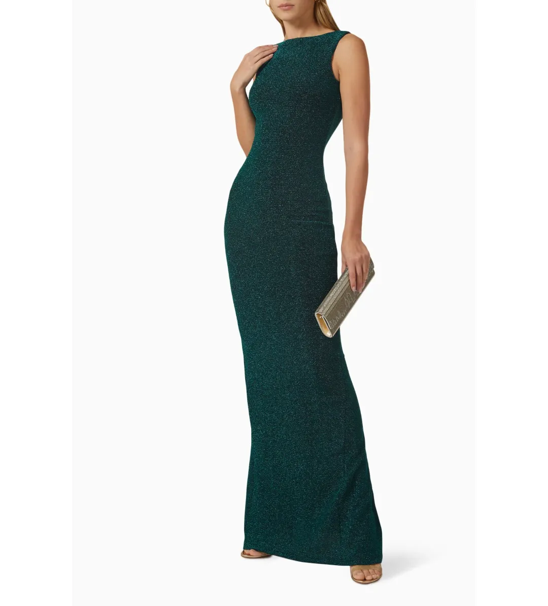 Elle Zeitoune Drew Gown Emerald Size 8 for rent on The Volte - main image