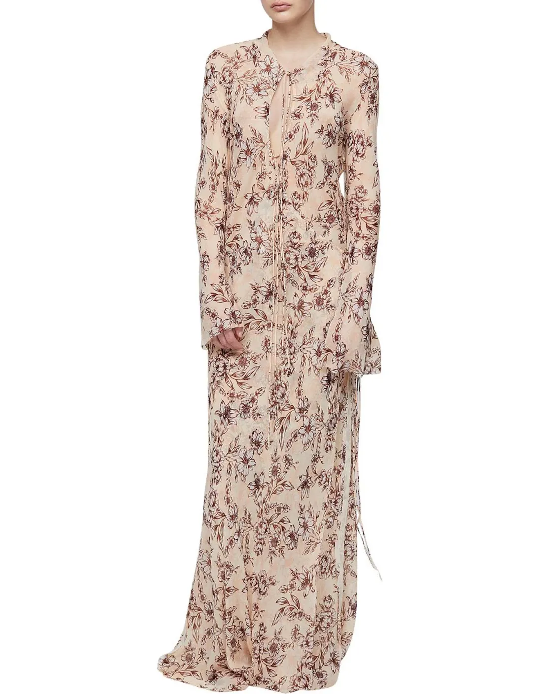 Bec and Bridge Floria Long Sleeve Dress Floral Size 6 for rent on The Volte - main image