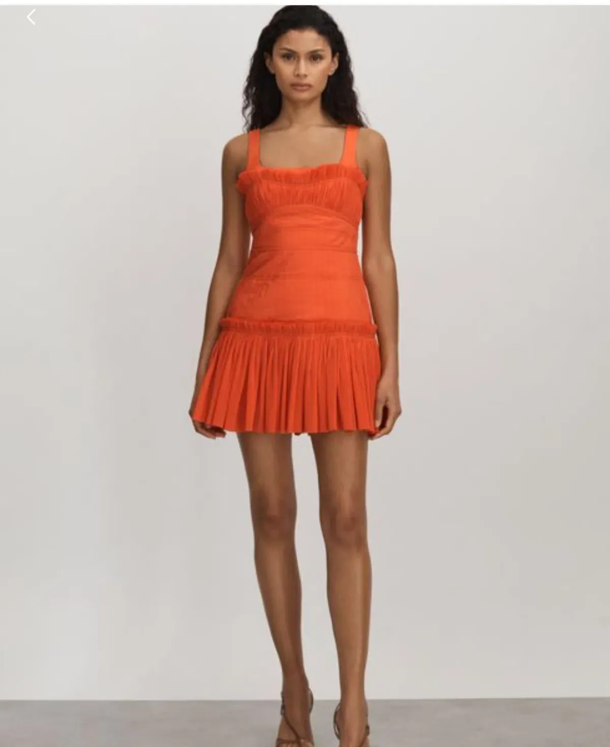 Acler Dartnell Mini Dress Orange Size 10 - Image 1