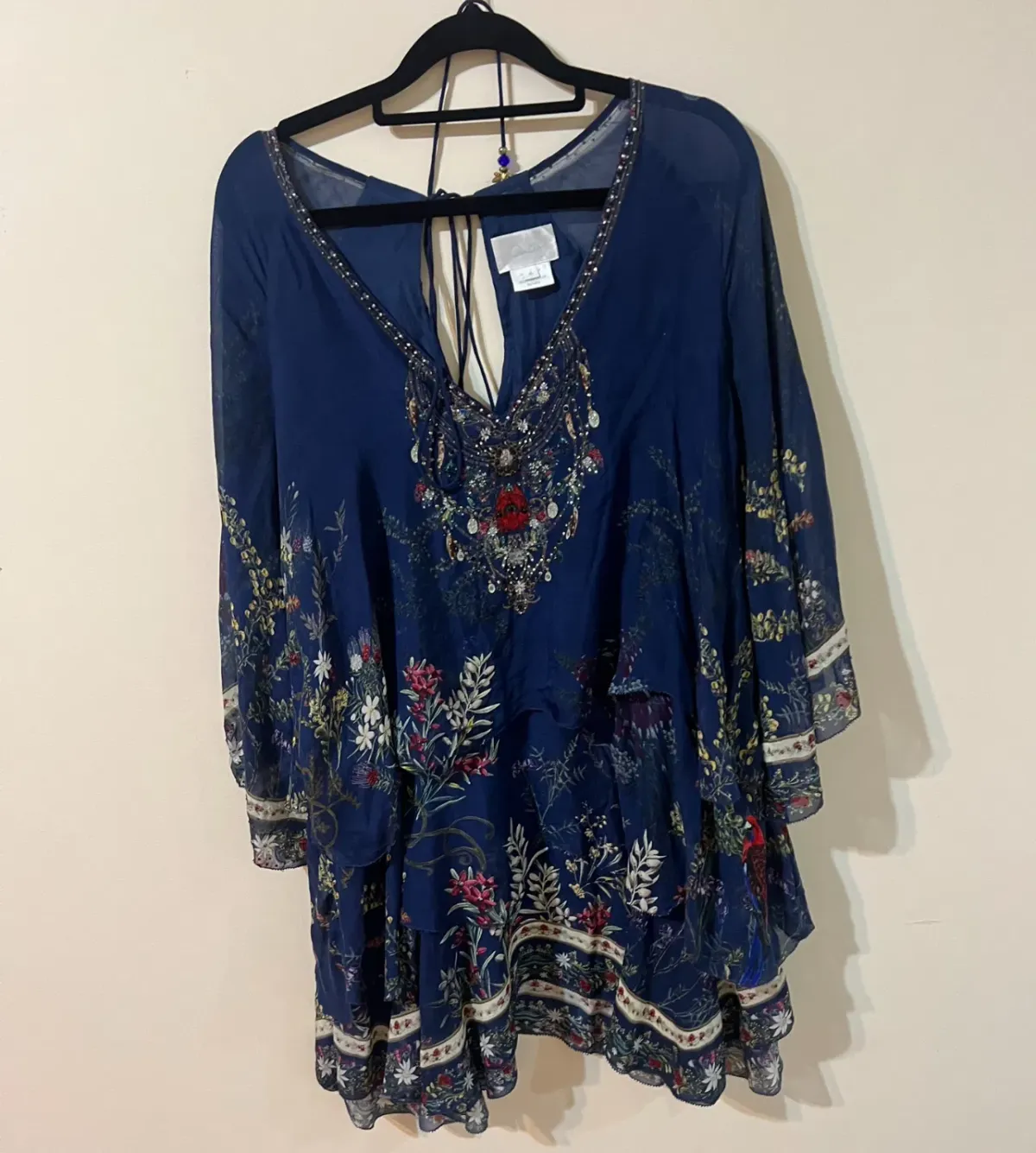 Camilla Wings in Arms Layered Frill Short Dress Size 12/M - Image 4