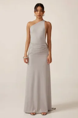 Ance Gria Gaia Gown Silver Blue Size AU 8 for rent on The Volte - image 2